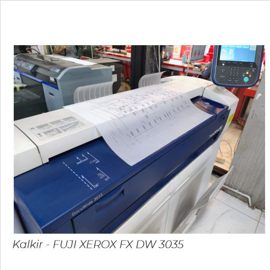 Print Kalkir A1  Hitam Putih