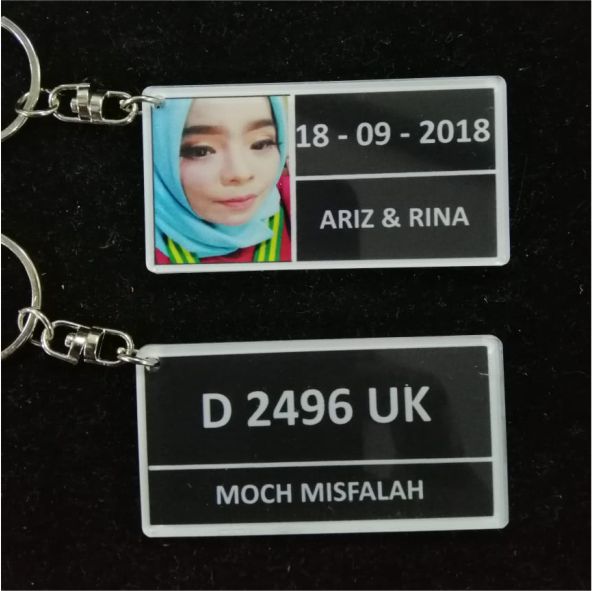 Gantungan Kunci Akrilik Print