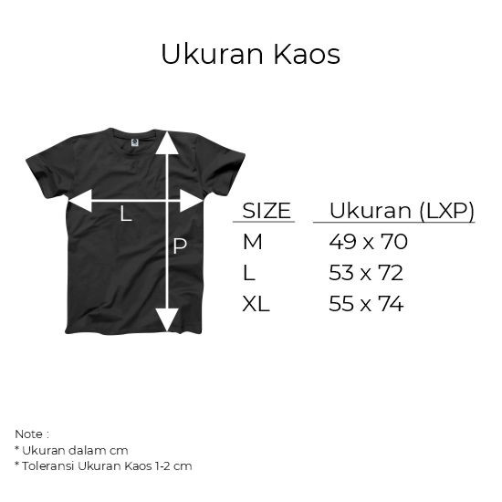 Print Kaos Putih A3 | Tirta Anugrah