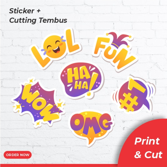 Stiker Vinyl Doff A3+
