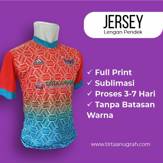 Sublimasi Jersey Lengan Pendek