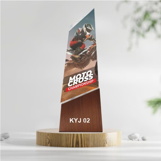 Plakat Akrilik Base Kayu Jati 2