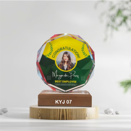Plakat Akrilik Base Kayu Jati 7