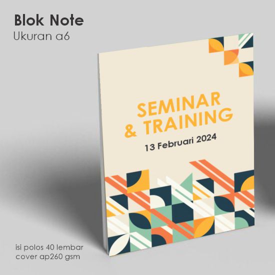 Blocknote A6 - isi 40lembar polos