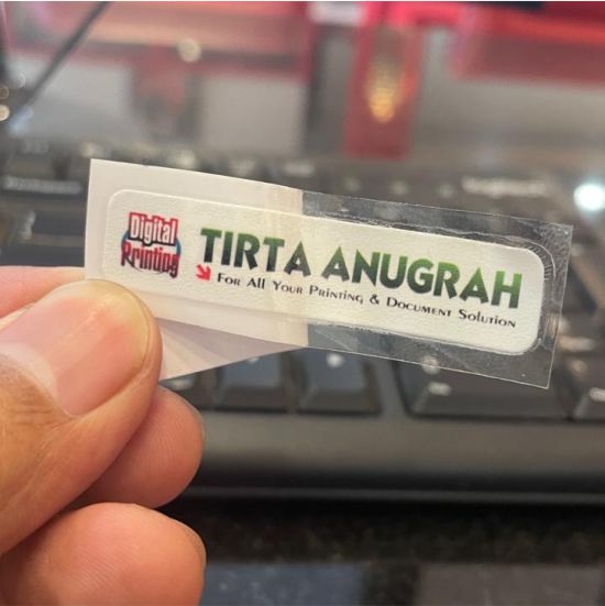 Stiker DTF Label UV