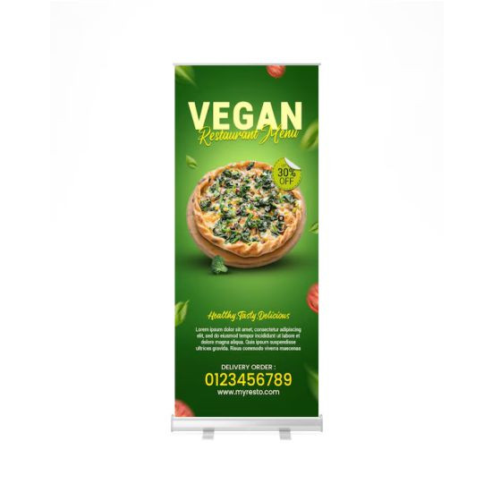 Roll Banner ALBATROS Laminasi Glossy 80x200