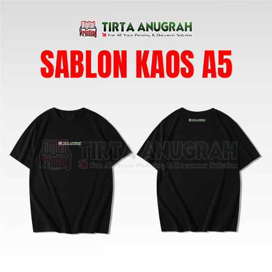 Print Kaos DTF A5