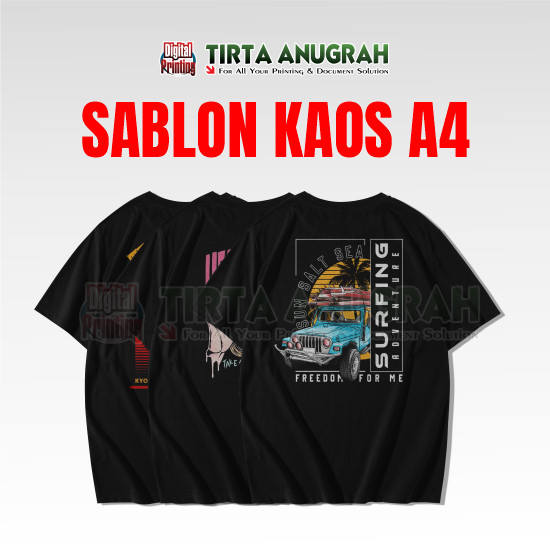 Print Kaos DTF A4
