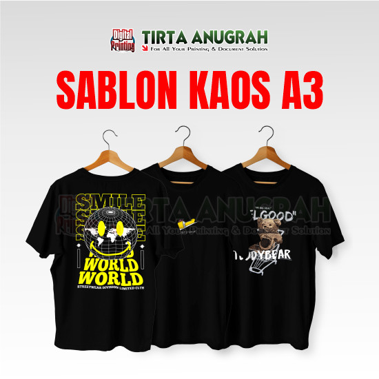 Print Kaos DTF A3