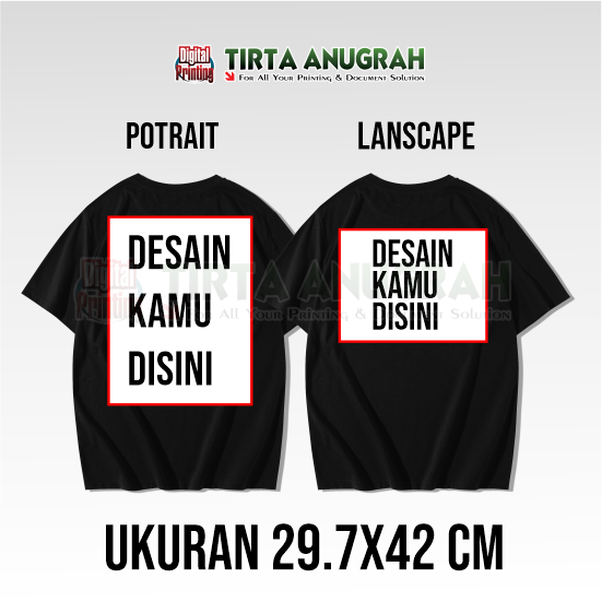 Print Kaos DTF A3