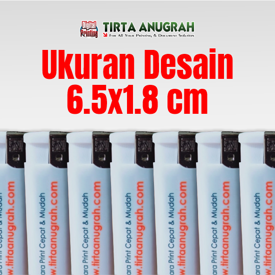 Korek Gas Print Custom
