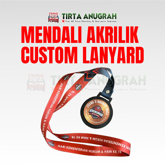 Medali Akrilik Custom Tali