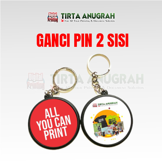 Gantungan Kunci Pin 2 Muka 44/57