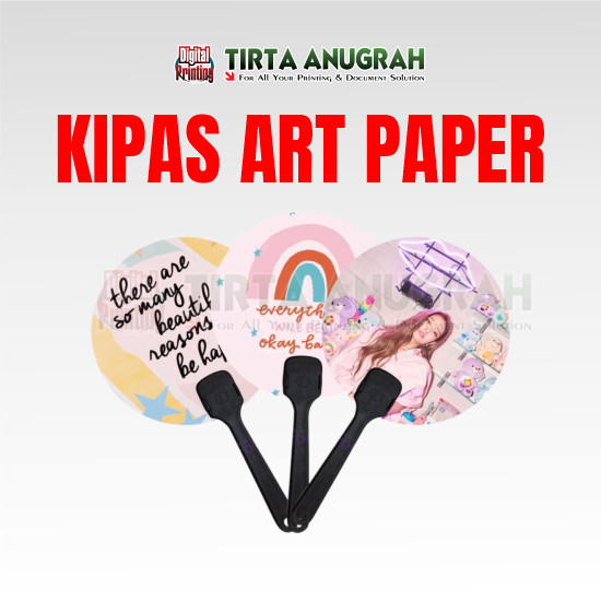 Kipas Kertas 14x14cm