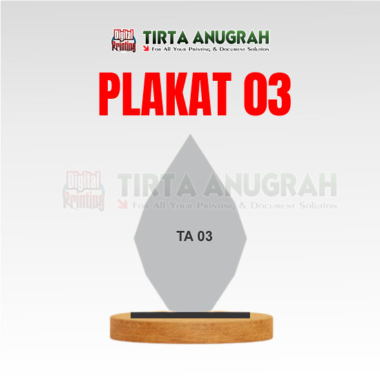 Plakat Akrilik 5mm - TA 03