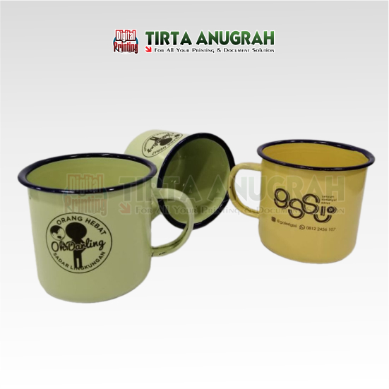 Mug Enamel Grafir