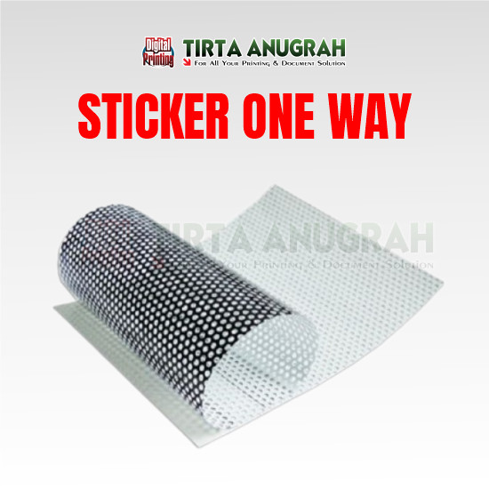 Stiker Oneway Vision
