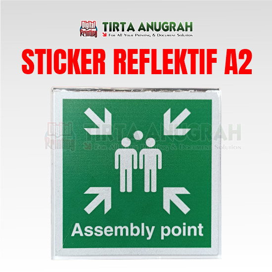Stiker Reflektive Print UV A2
