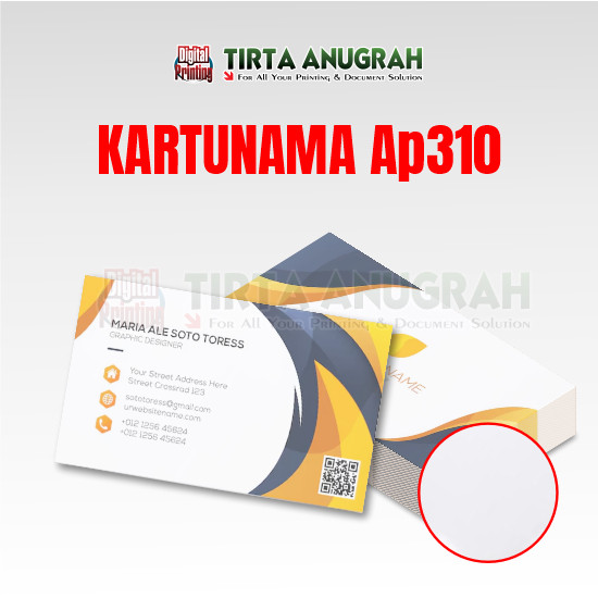 Kartu Nama AP 310 Laminasi