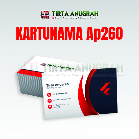 Kartu Nama AP260 Laminasi