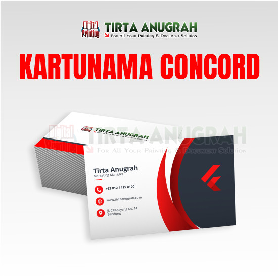 Kartu Nama Concorde Putih