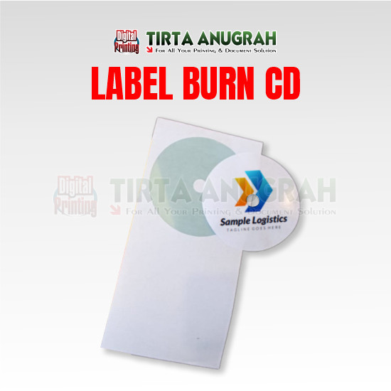 Label Stiker CD DVD