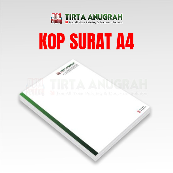 Kop Surat A4 - HVS 80 gsm (2 hari)