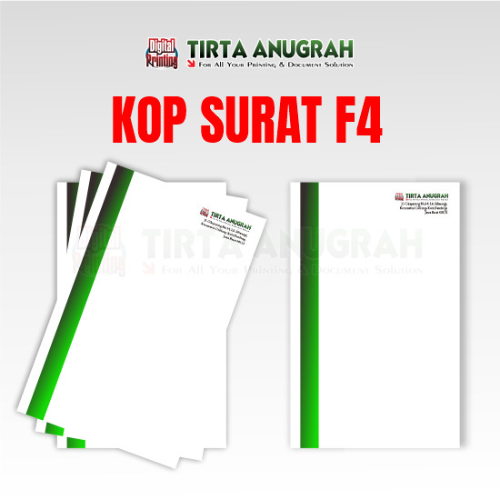 Kop Surat F4 - HVS 80 gsm (2 hari)
