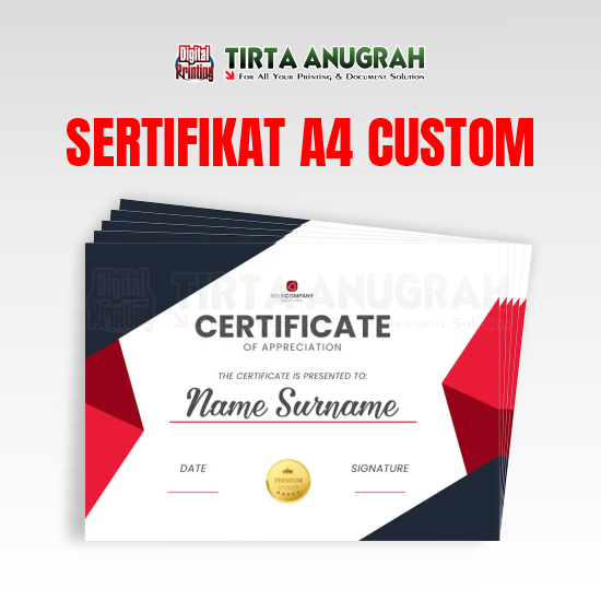Sertifikat A4