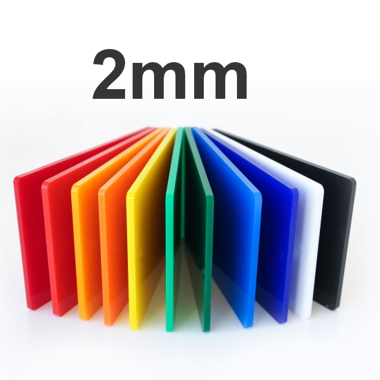 Akrilik 2mm Warna - Flatbed