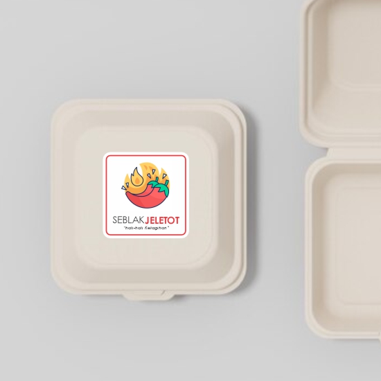 Stiker Label Cromo 6x6cm