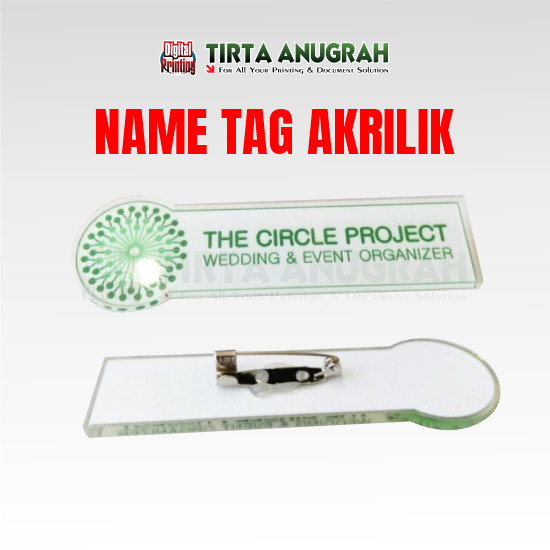 Name Tag Akrilik