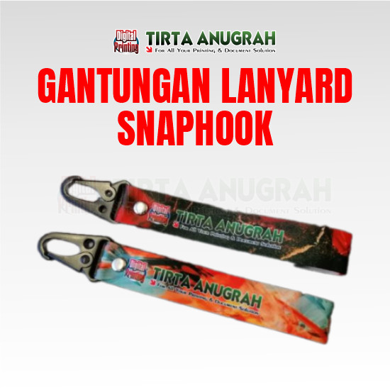 Tali Lanyard Gantugan Kunci Snaphook