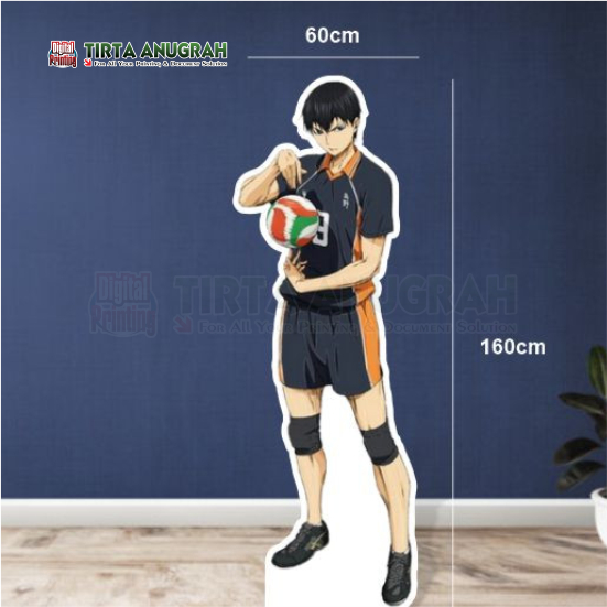 Human Standee 60x160 + Rangka Besi
