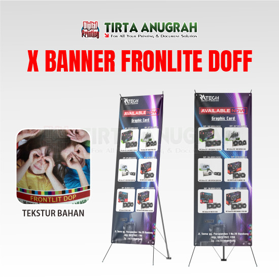 X Banner 60x160 Frontlite Doff (Korcin)