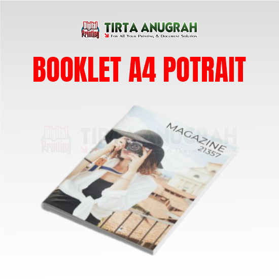 Booklet A4 PORTRAIT - Isi Artpaper 150 Gsm