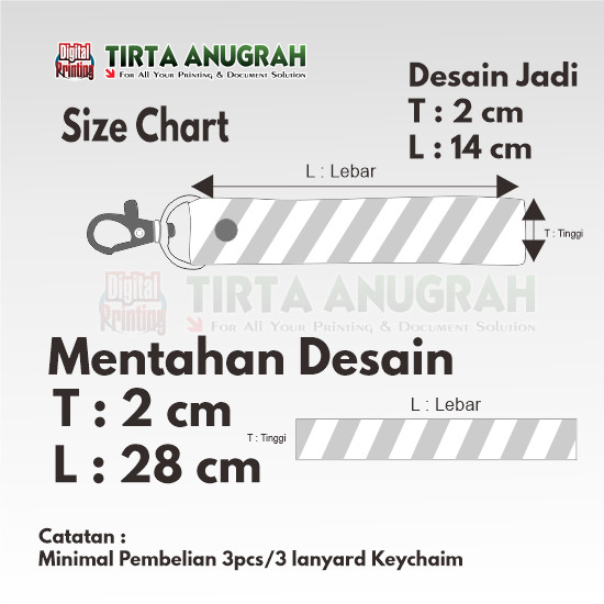 Tali Lanyard Gantugan Kunci