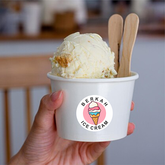 Stiker Label Cromo 3X3cm