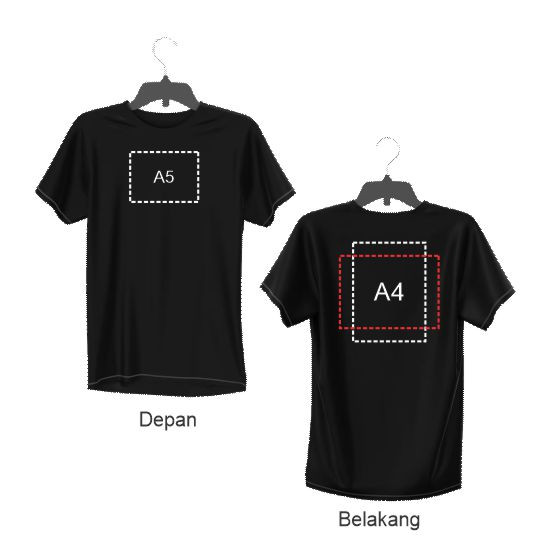Print Kaos DTF A4 -A5