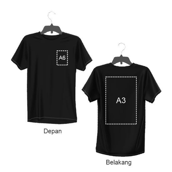 Print Kaos DTF A3 - A6
