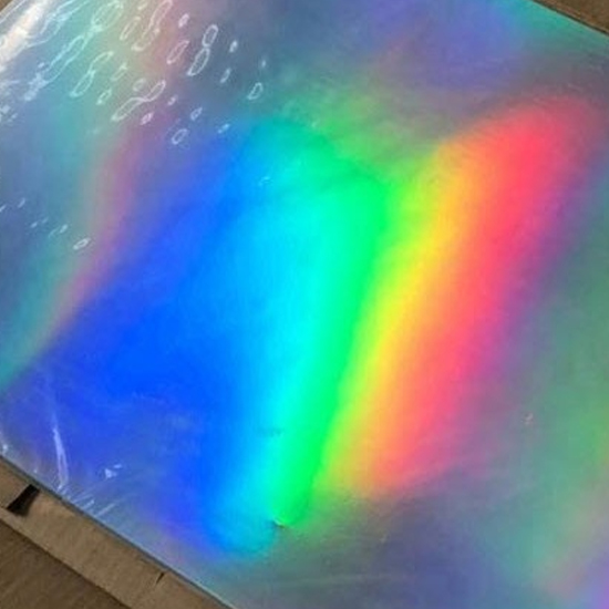 Stiker Hologram  a3 + Tinta Putih