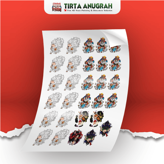 STIKER VINIL GLOSSY A3+ 