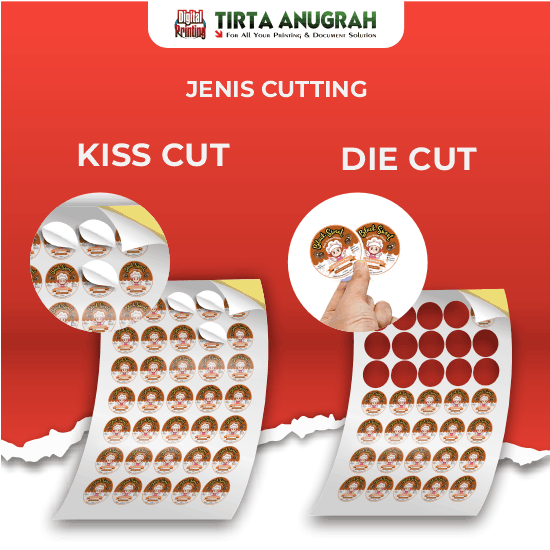 STIKER CROMO A3+ LAMINASI CUTTING