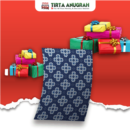 Kertas Kado 31x45cm HVS 100gsm