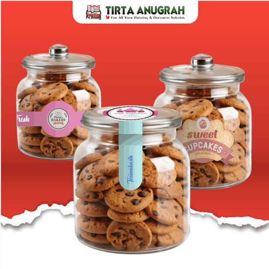 Stiker Label Cromo 5X5cm
