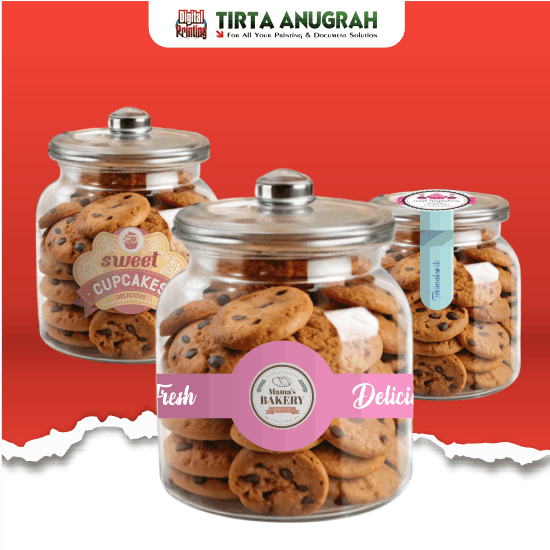 Stiker Label Cromo 6x6cm