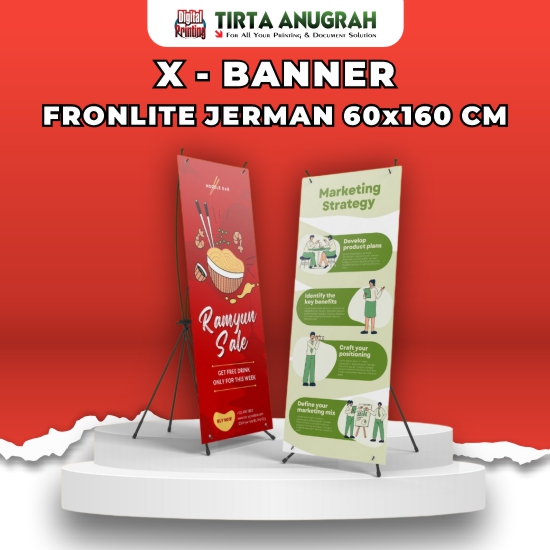 X Banner 60x160 Frontlite Jerman