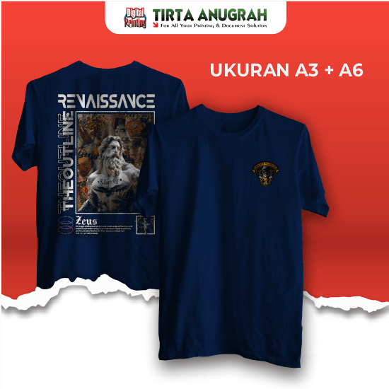 Print Kaos DTF A3 - A6