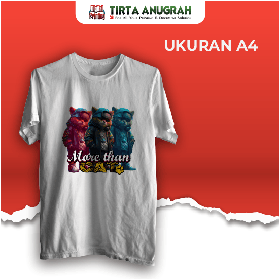 Print Kaos DTF A4