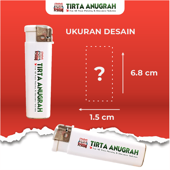 Korek Gas Print Custom